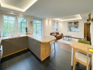 Die Küche in der Ferienwohnung Bergisches Land in Wipperfürth