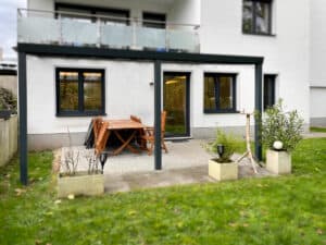 Die Terrasse in der Ferienwohnung Bergisches Land in Wipperfürth